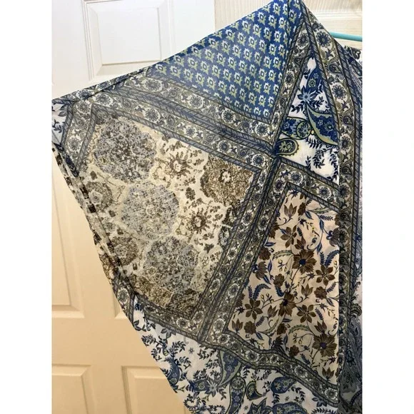 Cactus + Pearl LINED Tunic CAFTAN STYLE Top Blouse ATTACHED TANK Beads XXXL Plus - Picture 3 of 13